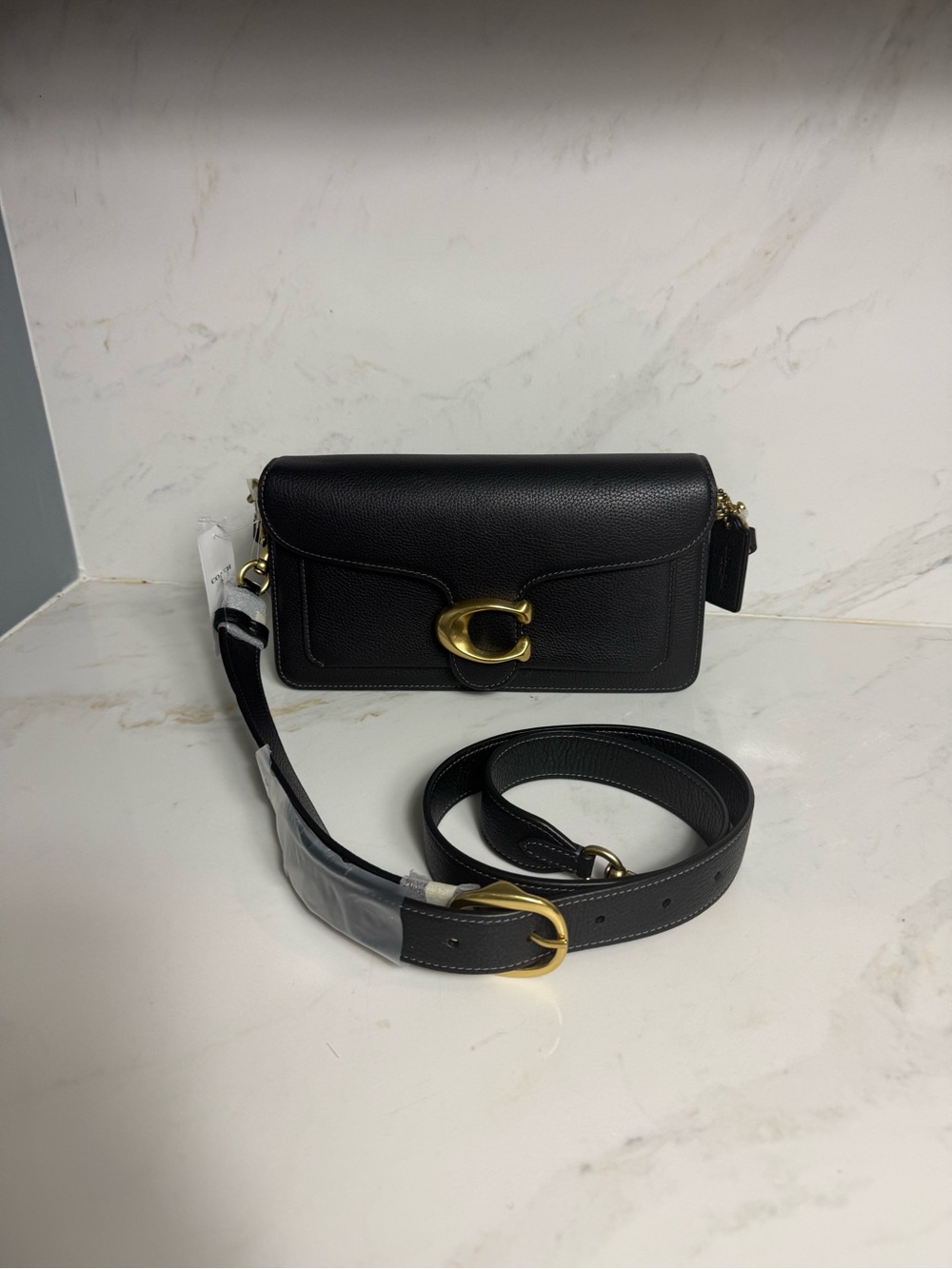 NWT COACH Tabby 26 Pebble Leather Gold Tone Shoulder Crossbody Bag - Picture 13 of 13